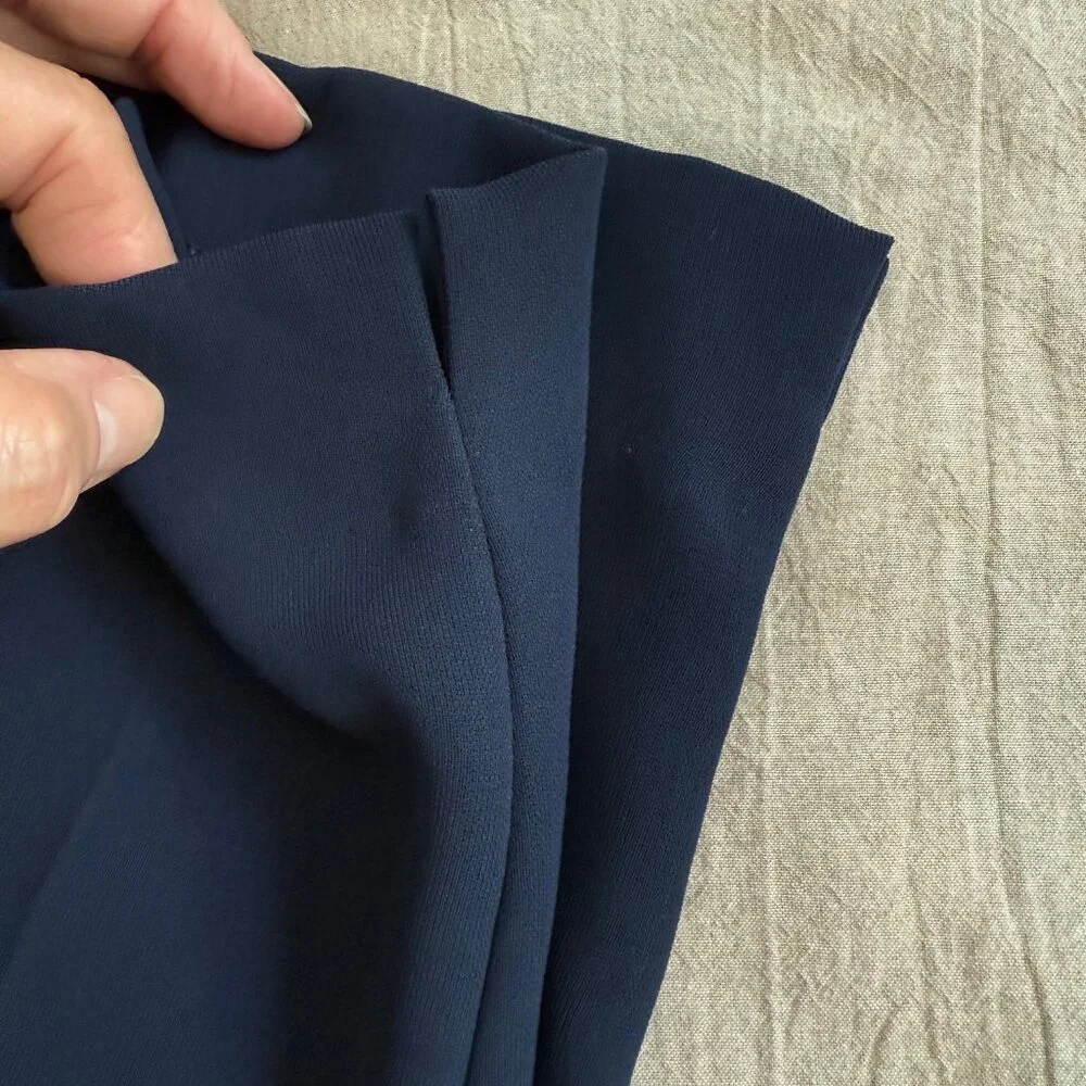 J. Crew Navy Blue Drapey Pull On‎ Pant Size 2